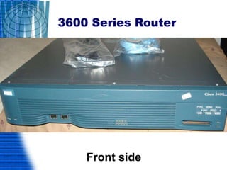 3600 Series Router
Front side
 
