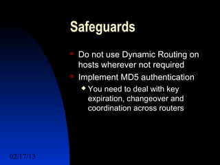 Router and Routing Protocol Attacks | PPT