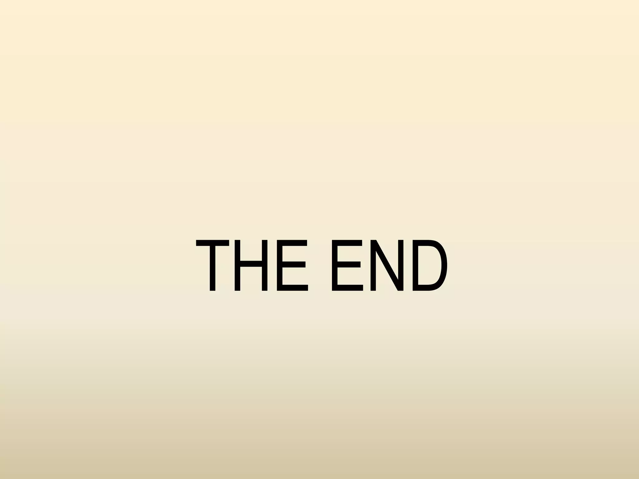 THE END
 