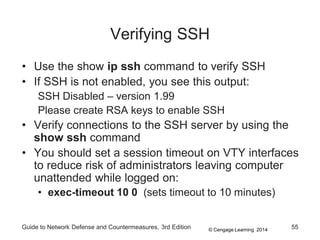 Guide to Network Defense Router Security | PDF