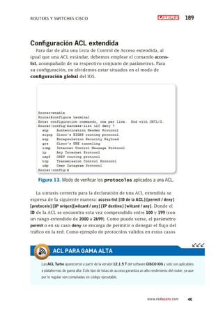 Routers y switches cisco