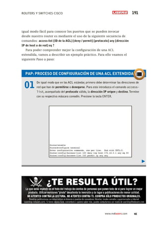 Routers y switches cisco