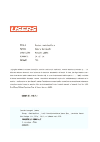 Routers y switches cisco