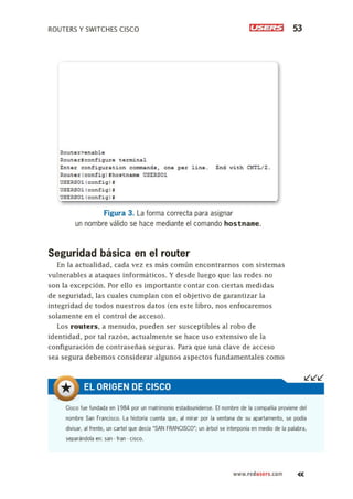 Routers y switches cisco