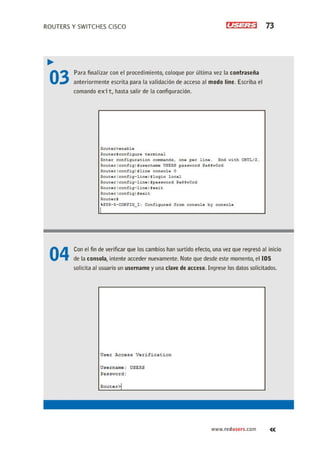Routers y switches cisco
