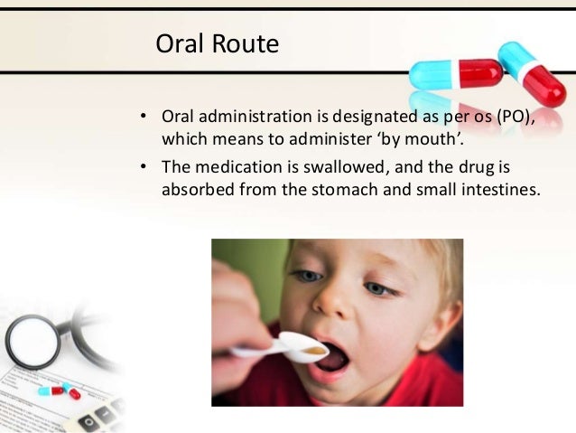 Enteral Route Of Drug Administration
