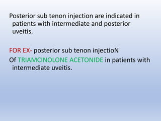 Tenon Injection Routes of Drug Administration.pptx