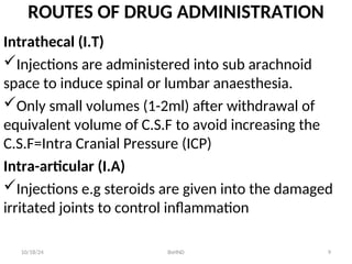 ROUTES OF DRUG presentai ADMINISTRATION 3.ppt