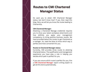Routes to CMI Chartered Manager Status.pptx