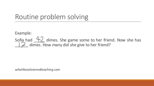 non routine problems examples Non-routine problem solving in math | upper elementary snapshots.
