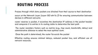 Data Packets Routing Process Routine and Switching Principles and Fundamentals | PDF