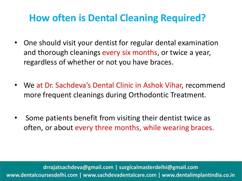 Routine dental cleaning during orthodontic treatment oral hygiene d…