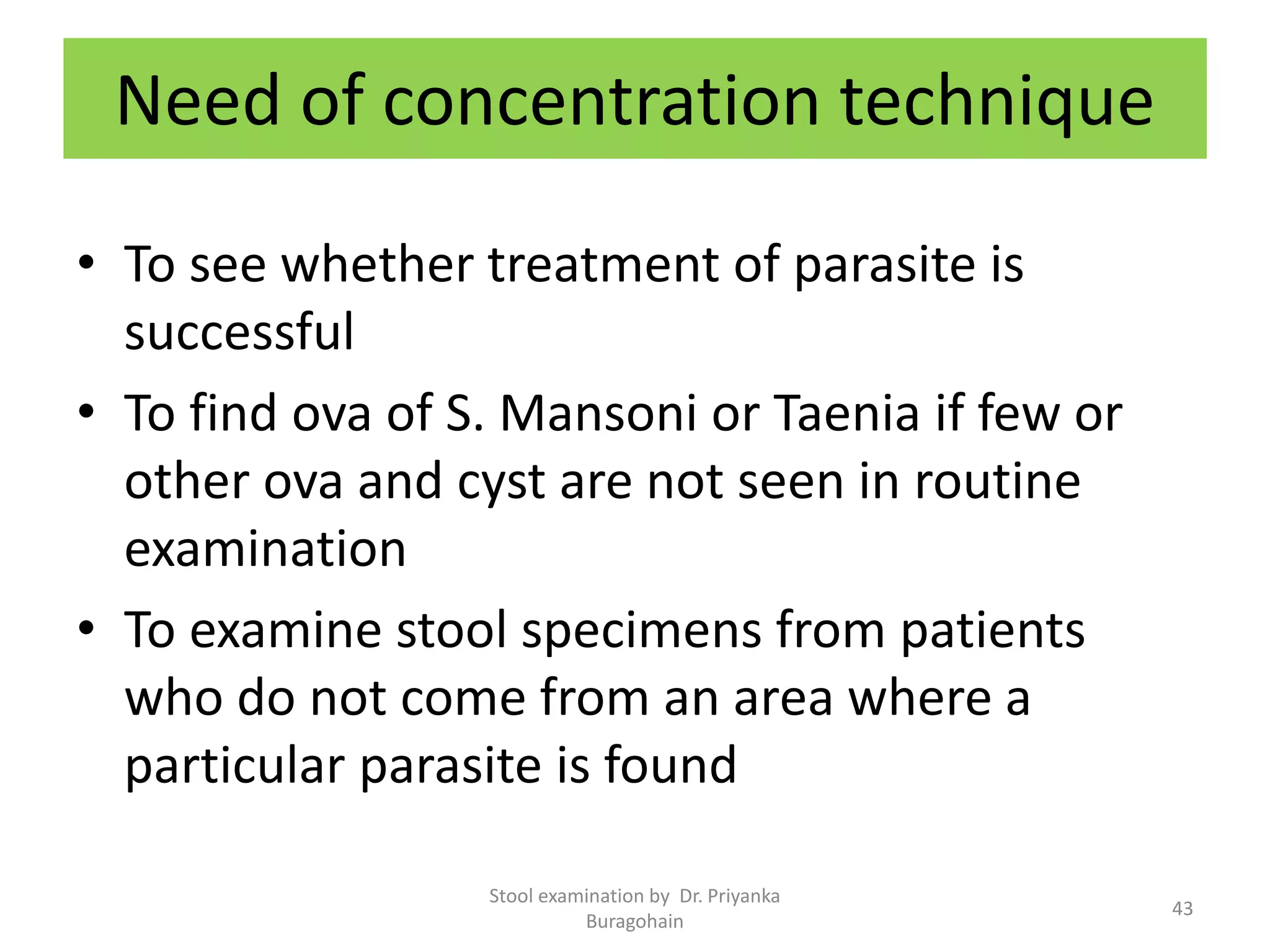 Routine examination of stool | PPTX