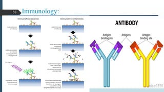 Immunology:
59
 