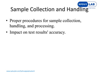 Clinical Sample Testing Protocol Routine Medicine Laboratory Testing _ CÁC XÉT NGHIỆM THƯỜNG QUY ÁP DỤNG ...
