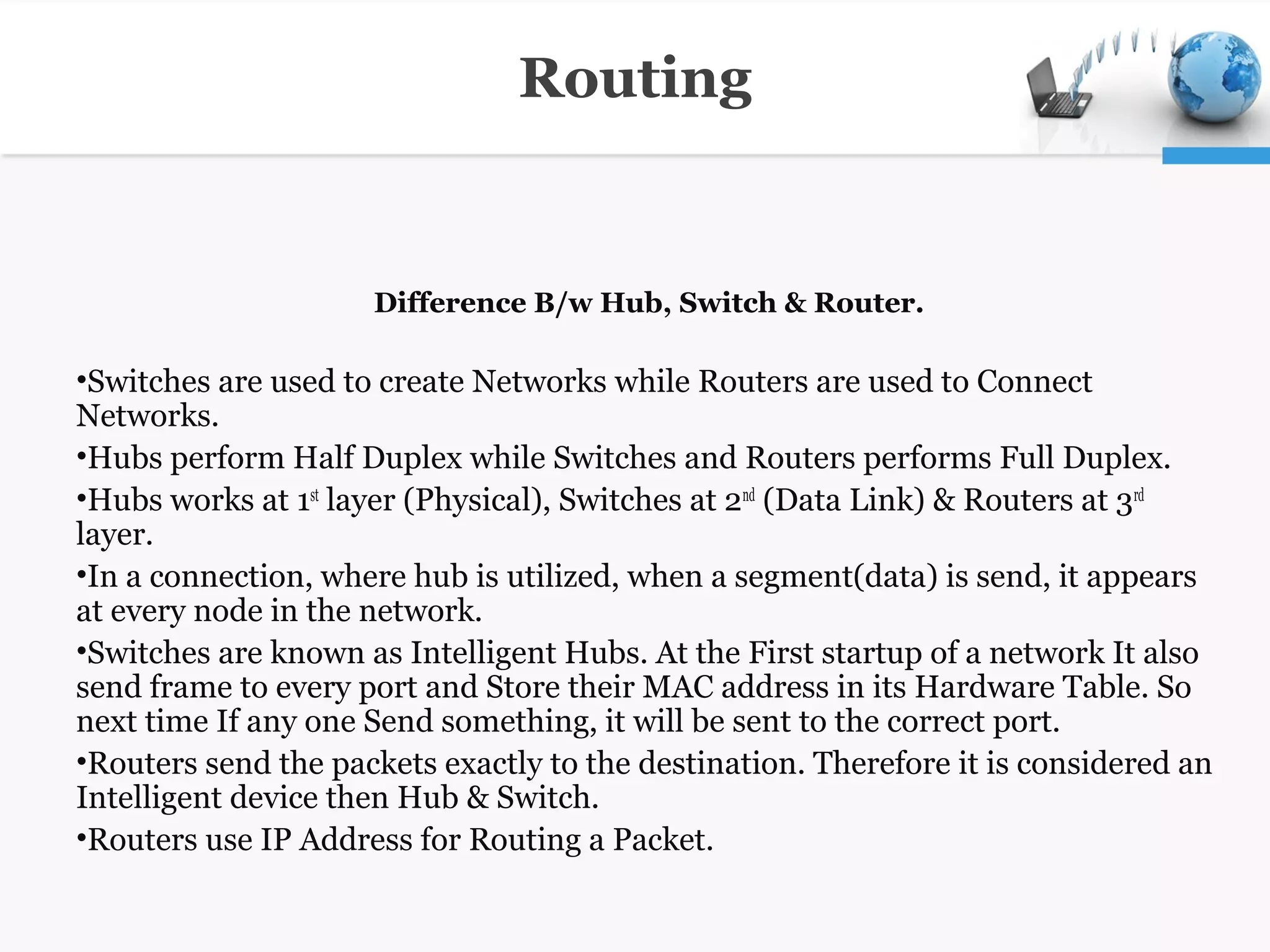 Routing | PPT