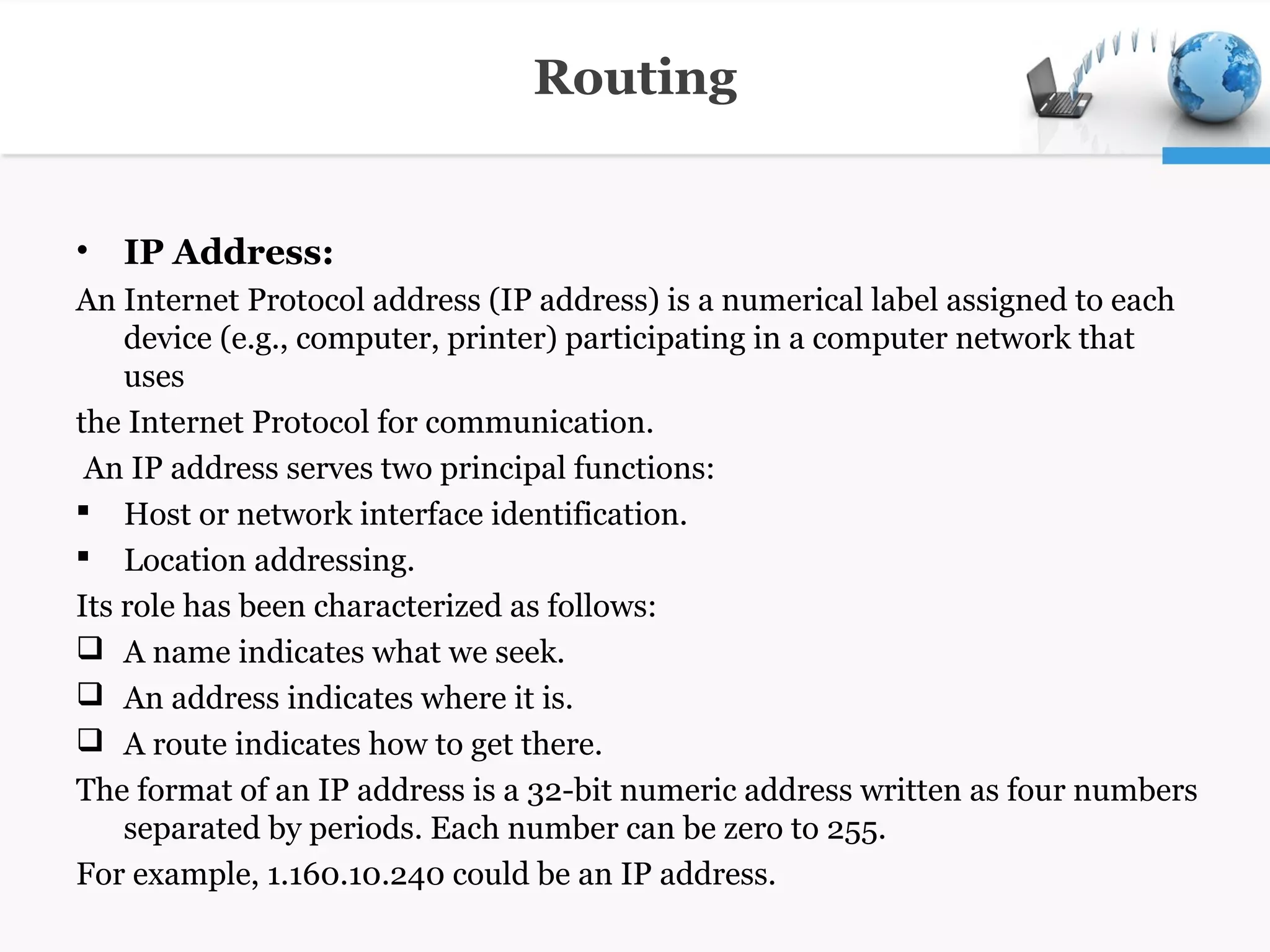Routing | PPT