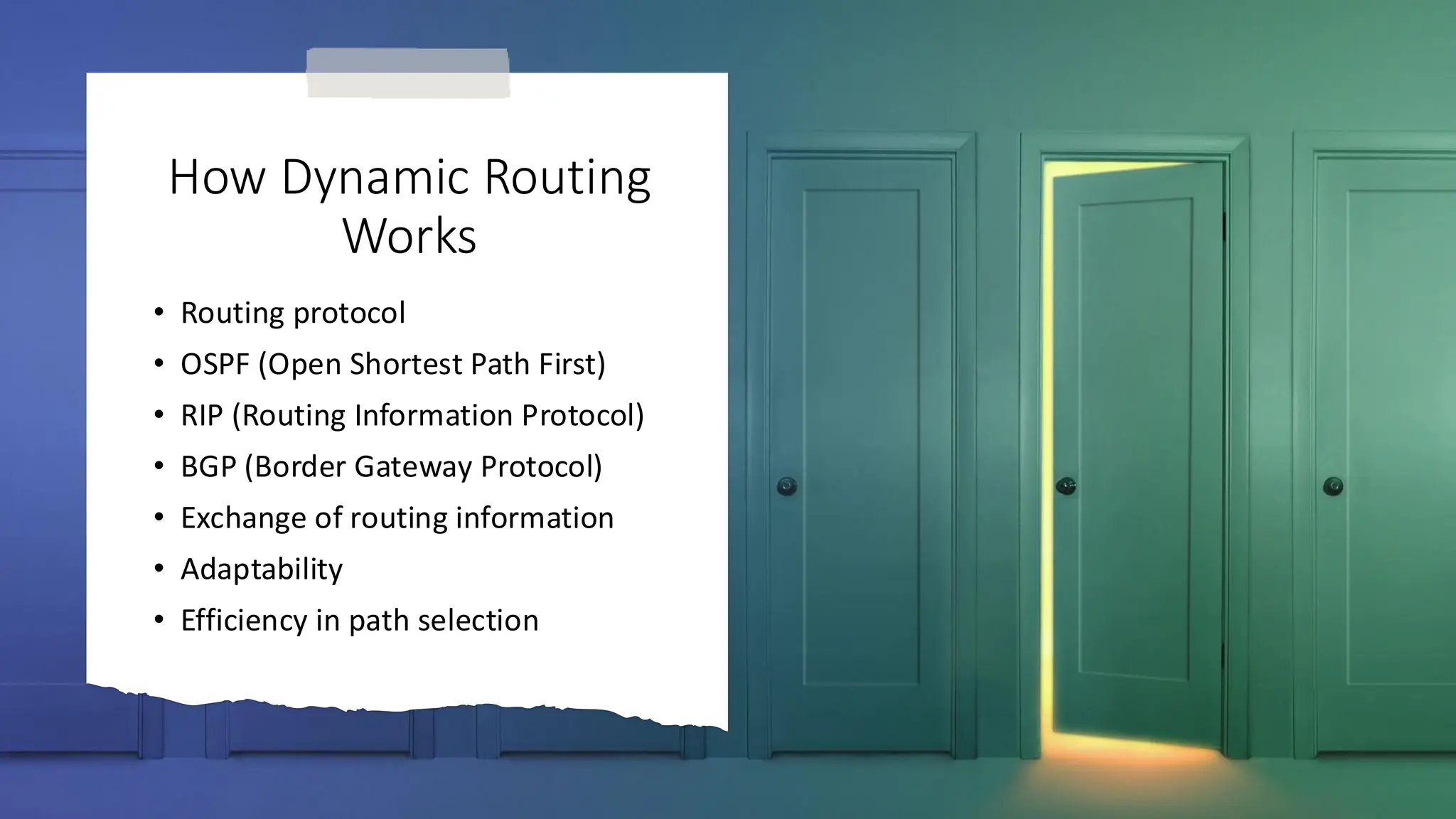Routing in OSI model,Use of routers .pdf