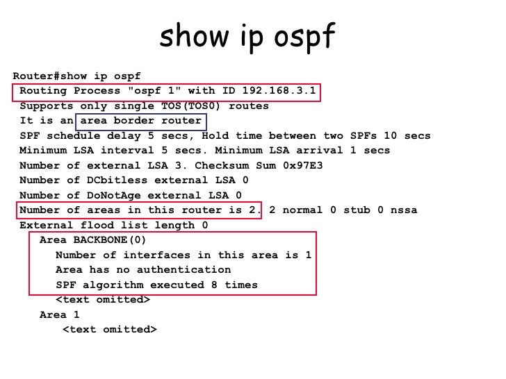 Routing and ospf