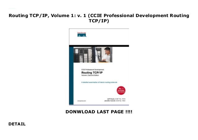 Routing TCP/IP, Volume 1, 2nd Edition | Cisco Press routing tcp/ip volume 1 pdf download