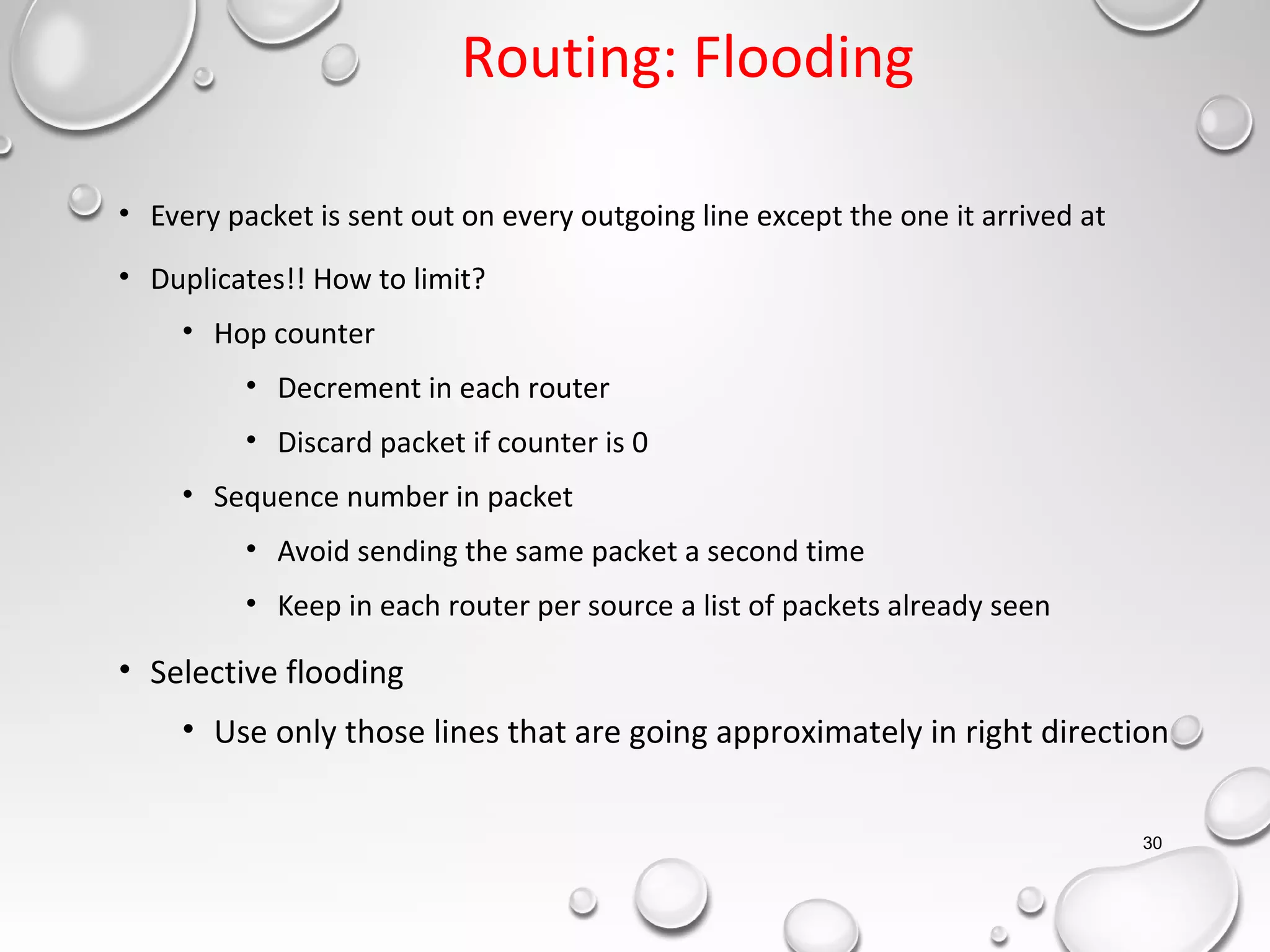 Routing algorithm network layer | PPT