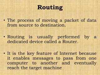 Routing algorithms | PPTX | Computer Networking | Computing