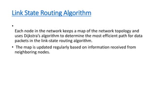 Routing algorithms mehodology materials doc1 | PPT