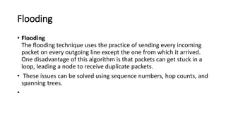 Routing algorithms mehodology materials doc1 | PPT