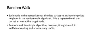 Routing algorithms mehodology materials doc1 | PPT