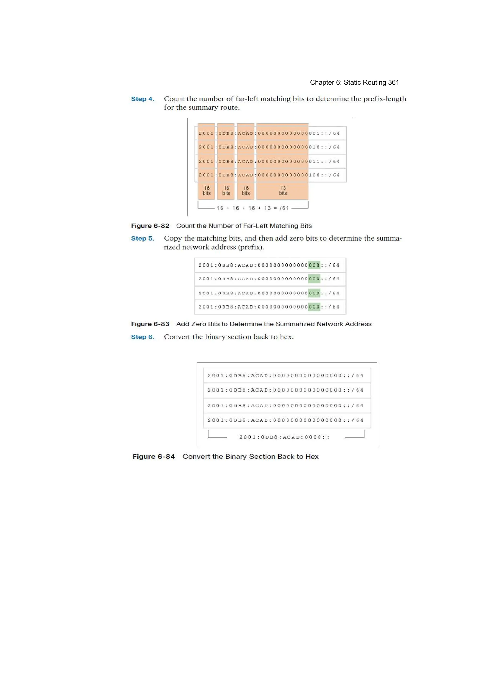 Chapter 6: Static Routing 361
 