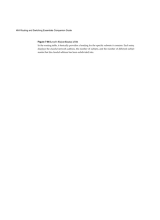 Chapter 2: Basic Switching Concepts and Configuration 35
mr
Introduction (2.0.1.1)
Switches are used to connect multiple devices on the same network. In a properly
designed network, LAN switches are responsible for directing and controlling the data
flow at the access layer to networked resources.
Cisco switches are self-configuring and no additional configurations are necessary for
them to function out of the box. However, Cisco switches run Cisco IOS, and can be
manually configured to better meet the needs of the network. This includes adjusting port
speed and bandwidth, as well as implementing security requirements.
Additionally, Cisco switches can be managed both locally and remotely. To remotely
manage a switch, it needs to have an IP address and default gateway configured. These are
just two of the configurations discussed in this chapter.
Switches operate at the access layer where client network devices connect directly to the
network and IT departments want uncomplicated network access for the users. The access
layer is one of the most vulnerable areas of the network because it is so exposed to the
user. Switches need to be configured to be resilient to attacks of all types while they are
protecting user data and allowing for high speed connections. Port security is one of the
security features Cisco managed switches provide.
This chapter examines some of the basic switch configuration settings required to maintain
a secure, available, switched LAN environment.
Class Activity 2.0.1.2: Stand by Me
Scenario
When you arrived to class today, you were given a number by your instructor to use for
this introductory class activity.
When class begins, your instructor will ask certain students with specific numbers to
stand. Your job is to record the standing students’ numbers for each scenario.
Scenario 1: Students with numbers starting with the number 5 should stand. Record the
numbers of the standing students.
Scenario 2: Students with numbers ending in B should stand. Record the numbers of the
standing students.
Scenario 3: Students with the number 504C should stand. Record the number of the
standing student.
At the end of this activity, divide into small groups and record answers to the Reflection
questions on the PDF contained in the online course.
Save your work and be prepared to share it with another student or the entire class.
 