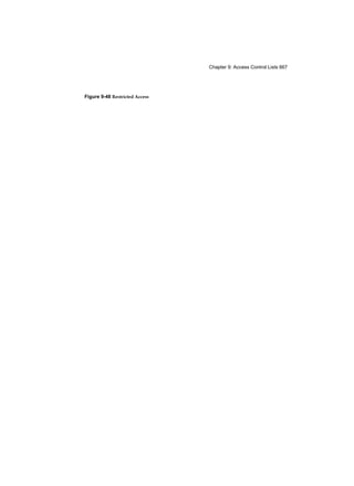 Chapter 9: Access Control Lists 667
Figure 9-48 Restricted Access
 