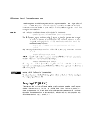 Routing and switching essentials companion guide