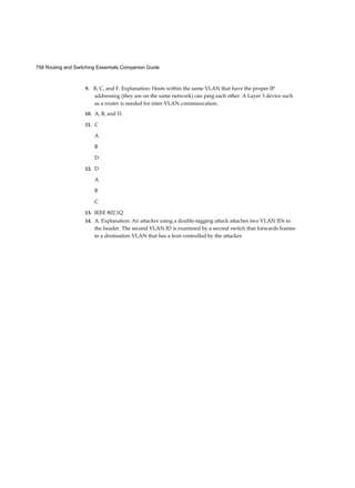 Routing and switching essentials companion guide