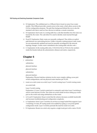 Routing and switching essentials companion guide