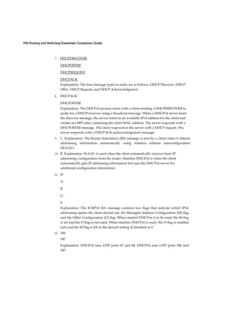 Routing and switching essentials companion guide