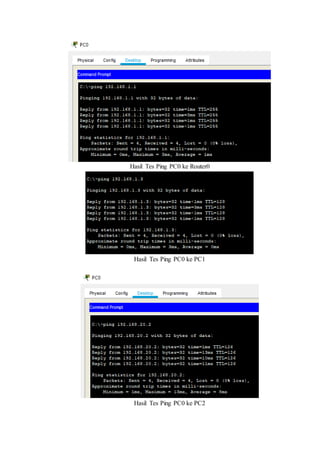 Routing Dynamic Protocol (RIP)