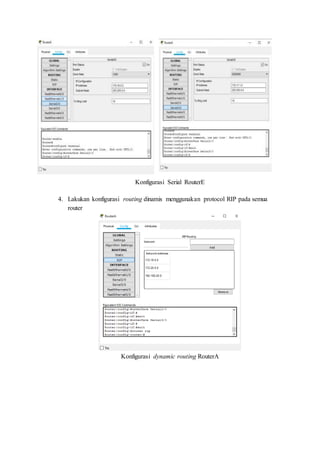 Routing Dynamic Protocol (RIP)