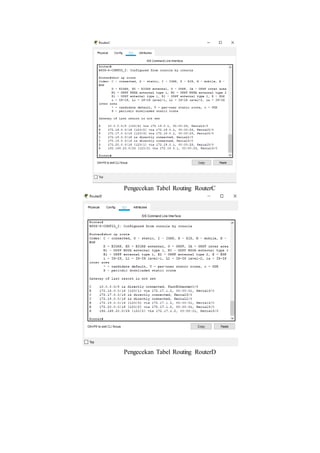 Routing Dynamic Protocol (RIP)