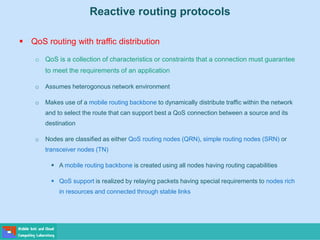 Routing in Mobile Ad hoc Networks | PDF