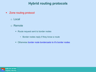 Remote Route Routing in Mobile Ad hoc Networks | PDF