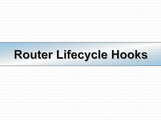 import {Component} from 'angular2/core';
import {Router,ROUTER_DIRECTIVES,RouteConfig
} from 'angular2/router';
@Component({directives: [ROUTER_DIRECTIVES]})
@RouteConfig([{...}])
class AppCmp {
constructor(router: Router) {
var instruction = router.generate(['/MyRoute']);
router.navigateByInstruction(instruction);
}
}
 