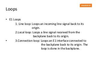 Routing over ericsson mini link | PPTX