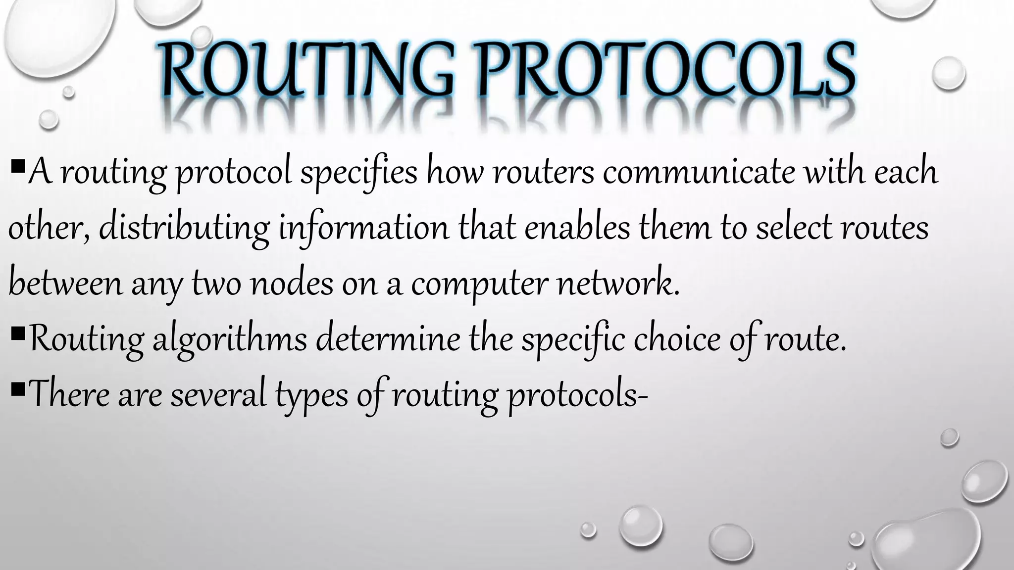 Routing ppt | PPTX
