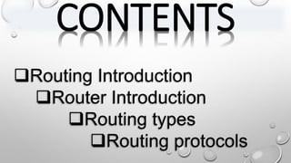 Routing ppt | PPT