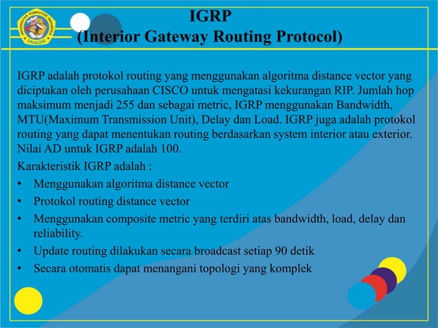 Routing protocol | PPTX