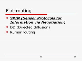 Routing protocol on wireless sensor network | PPT