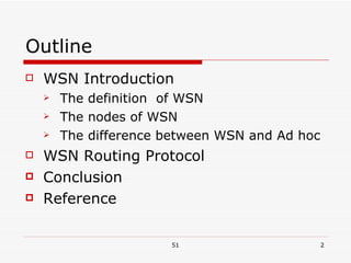 Routing protocol on wireless sensor network | PPT