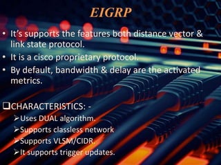 Routing protocols | PPTX