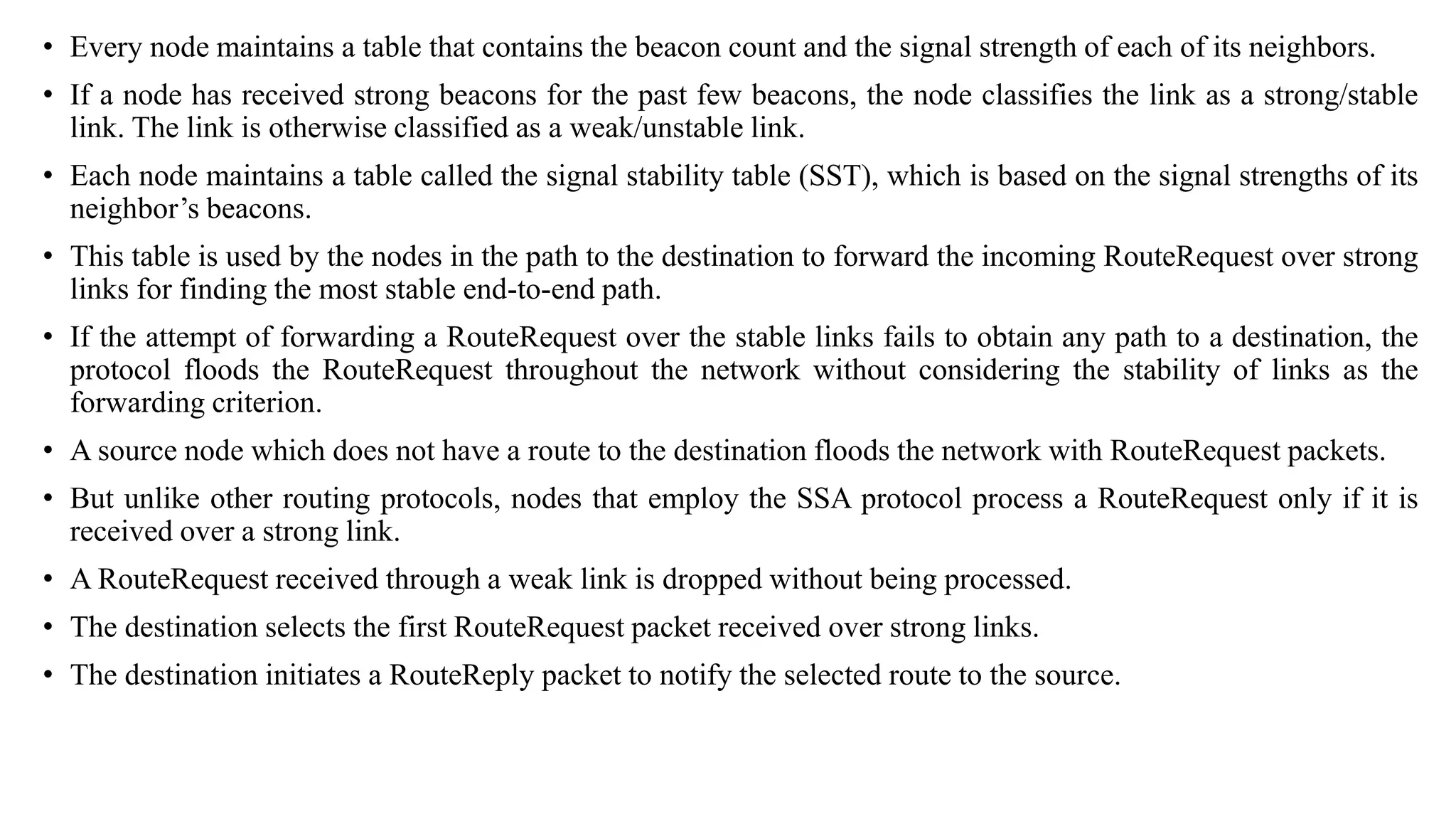 Routing protocols for ad hoc wireless networks | PPTX